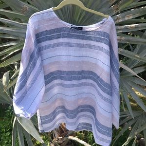 Striped linen top